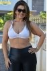 Top plus size bojo e tirinhas-Branco